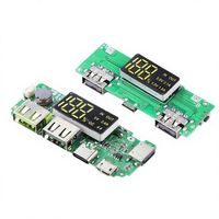 Nueva Placa de Alimentación Móvil USB Dual Original, Batería de Litio 18650, Carga Rápida de 2.4A, Módulos de Controlador de Energía de 2.1A 5V