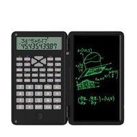 Calculatrice scientifique multifonctionnelle avec tableau d'écriture, mini calculatrice pour la maison, le bureau, les examens, l'apprentissage