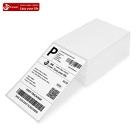 Étiquettes d'expédition Fanfold 4x6, 500 unités, thermiques directes pour une étiquetage efficace