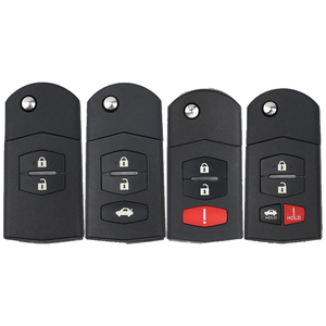 Szmaishi 3 nút maz24r Uncut <span class=keywords><strong>Key</strong></span> Blade lật điều khiển từ xa Vỏ chìa khóa xe cho <span class=keywords><strong>Mazda</strong></span> thay thế xe thông minh trống <span class=keywords><strong>Key</strong></span> Fob trường hợp - Product Image 6