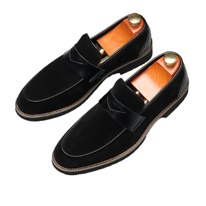 Mocassins d'été respirants pour hommes, chaussures décontractées à enfiler avec empeigne en PU mélangé - Product Image 1