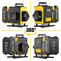 Niveau Laser Rotatif Numérique de Haute Précision Professionnel YaJin, Usine Directe, Niveau Laser Ligne Lumière Verte 360° pour Ingénierie