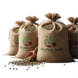 Venta al por Mayor de Granos de Café Verde Orgánico Arábica de Vietnam, Sin OMG, Grado A, a Granel para Tostar, Calidad Estable, Marca IIGLOBAL FARM - Product Image 5