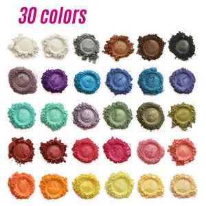Polvo de Mica en 24 colores, pigmento reactivo, polvo de perla cosmética