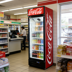 Congélateur de vitrine commercial, <span class=keywords><strong>réfrigérateur</strong></span> à rideau d'air ouvert pour supermarché, pour viande, légumes, fruits - Product Image 5