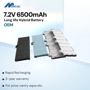 Batterie de voiture hybride Mantac 7.2V Auto Cell 6500mAh pour <span class=keywords><strong>Prius</strong></span> GS300H, remplacement OEM, garantie <span class=keywords><strong>3</strong></span> ans, 0.7kg, 295x130x19mm, automobile - Product Image 5