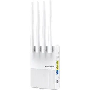 2023 COMFAST Multi-Protocols 2*5dBi 2.4GHz Antennas; 2*5dBi 4GHz Antennas ,4G LTE Modem Router with SIM Card Slot, 300Mbps WiFi