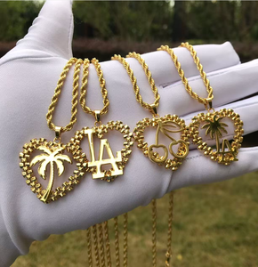 Collar con colgante <span class=keywords><strong>de</strong></span> dibujos animados con marco <span class=keywords><strong>de</strong></span> corazón Rollie <span class=keywords><strong>DE</strong></span> PEPITA chapada en oro <span class=keywords><strong>cereza</strong></span> <span class=keywords><strong>de</strong></span> acero inoxidable personalizado, cadena <span class=keywords><strong>de</strong></span> moda, regalo <span class=keywords><strong>de</strong></span> joyería - Product Image 1