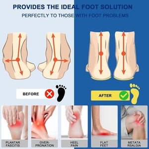 Plantillas para Fascitis Plantar con Soporte <span class=keywords><strong>de</strong></span> Arco Alto, Ortesis <span class=keywords><strong>de</strong></span> Espuma <span class=keywords><strong>de</strong></span> Poliuretano para Hombres y Mujeres, para Pies Planos y <span class=keywords><strong>Dolor</strong></span> <span class=keywords><strong>de</strong></span> Arco, Ideales para <span class=keywords><strong>Correr</strong></span> - Product Image 5
