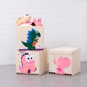 2024おもちゃ用オーガナイザー家庭用蓋付きゲームコンソール収納ボックス付き環境にやさしいオックスフォード布段ボール - Product Image 4