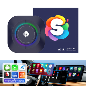 Carlinkit Tbox 3 en 1, 4GB RAM, 64GB/512GB, Android Auto inalámbrico 13.0, multimedia, TV, GPS, video, CarPlay, Android Box para coche, Netflix. - Product Image 1