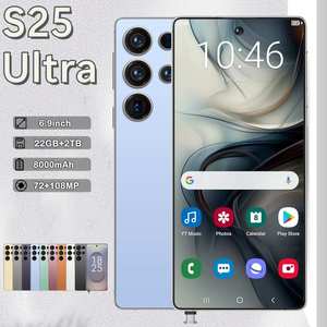 Лучшая цена на НОВЫЙ смартфон S25 Ultra 2025 года, 22 ГБ+2 ТБ, Android 15, разблокированный, с двумя SIM-картами, 108 МП, 144 Гц HD, LTE, <span class=keywords><strong>CDMA</strong></span>, 5G - Product Image 2