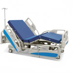 cama clinica medical patient bed 5 function ICU electric hospital bed with mattress