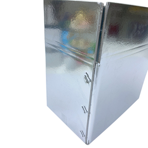 Waterproof Aluminum Foil Liner Thermal Cooler Box Food Delivery Packaging Insulated Shipping Box For Frozen Food