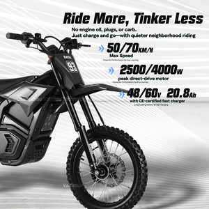 มอเตอร์ไร้แปรงถ่าน EM5 48V 2500W 30Mph ประสิทธิภาพสูง จักรยานเสือภูเขาแบบออฟโรด โครงเหล็ก ไฟหน้าสามระดับความเร็ว EM- - Product Image 2