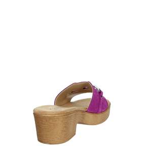 Sandalias de Plataforma con Tacón Cinzia Soft para Mujer, Color Fucsia, Modelo NG8977 - Product Image 2