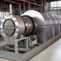 Sécheur rotatif à haute température en acier inoxydable pour le traitement chimique et alimentaire, séchage de la poudre de catalyseur FCC