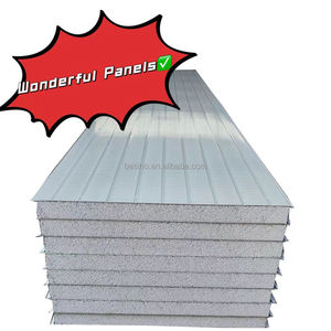 Fournisseur en gros Panneau sandwich Eps Panneau mural sandwich Eps ignifuge Fournisseurs Panneau sandwich mural Eps isolé 75 <span class=keywords><strong>Mm</strong></span> - Product Image 1