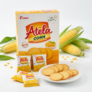 Galletas de Maíz Naturales Frescas de Fábrica Directa, 342g, Galletas Crujientes Redondas en Caja, Listas para Probar, Se Ofrecen Muestras Gratis - Product Image 1