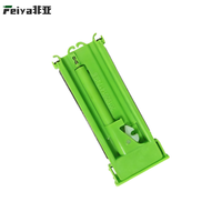 Amortisseur coulissant à double ressort en acier galvanisé et plastique avec amortisseur hydraulique pour meubles, maison et autres quincailleries