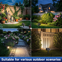Lampe solaire LED d'extérieur télescopique à angle de faisceau réglable à 90 degrés IP65 pour jardin, patio, cour