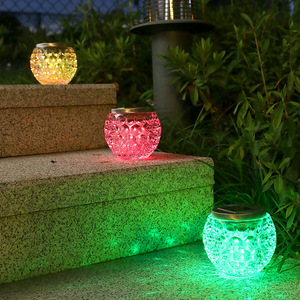 Lampe solaire en verre Xinyao Electric Appliances, lumière LED ciel étoilé, pour jardin, cour, balcon, décoration extérieure - Product Image 1