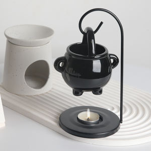 Décoration Sorcières Sorcellerie Halloween Brûleur à Huile Suspendu Bougies Chauffe-Cire Diffuseur d'Huile Essentielle Pour Festival - Product Image 5