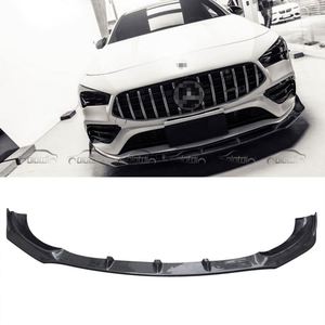 Carbon Fiber FD Type Front <b>Splitter</b> Chin Spoiler Front Lip for Mercedes Benz W118 C118 CLA35 2020+ - Product Image 2