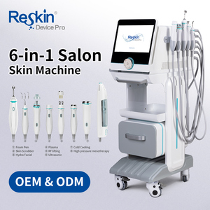 Solution de peroxyde, CO₂ & Exfoliation, Hydro-oxygénation pour le peeling cutané, Microdermabrasion à bulles, Sans aiguille, Appareil de bureau 360 °   rotatif - Product Image 2