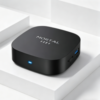 Boîtier TV Android 16 4K Quad Core Mortal T1+ 8 Go, Wi-Fi double bande, BT5.0, Rockchip RK3518, avec télécommande vocale et prise en charge de plusieurs langues – Nouveauté 2026