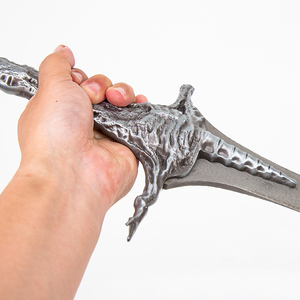 Épée de relique sacrée en métal de 40 "fabriquée à la main par Bloodborne Replica Weapon by Dark Elden Soul Ring Cosplay - Product Image 3