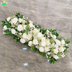 Arche florale artificielle avec roses, guirlandes florales et verdure <span class=keywords><strong>pour</strong></span> voilages, portes, mariages, fêtes, murs et décorations <span class=keywords><strong>de</strong></span> cérémonie - Product Image 6