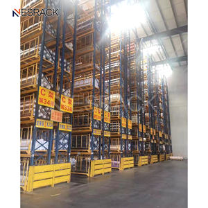 Système de rayonnage de stockage de palettes industrielles en entrepôt robuste rayonnage métallique support de palettes empilable support sans bouchon - Product Image 5