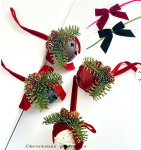 E-Magic Premium Ruban de velours pré-teid brillant avec ceinture pour la décoration du sapin de Noël Ornements de Noël - Product Image 6