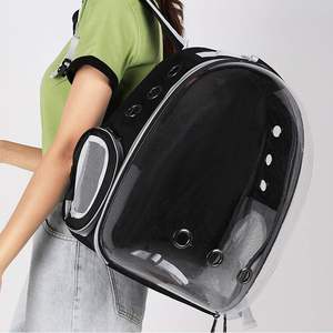 बिल्ली बैग बैग बैग पोर्टेबल पारदर्शी पारदर्शी कैप्सूल पेट बैग बाहर बिल्ली की मदद करता है - Product Image 4