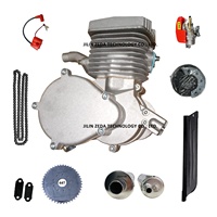Kit moteur de vélo à essence DIY pour cyclomoteur, scooter, chopper, avec double bougie d'allumage, 100cc 80cc, 2 temps