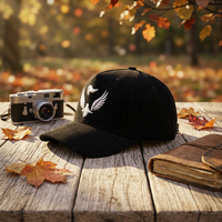 Casquette de baseball en velours côtelé à 5 panneaux avec logo brodé 3D personnalisé de haute qualité pour hommes et femmes, petite quantité minimale de commande