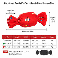 Jouet pour chien et chat en forme de cloche couineuse, en peluche douce, thème Noël, pour chiot et chaton, idéal pour jouer en intérieur, cadeau de Noël pour animaux de compagnie
