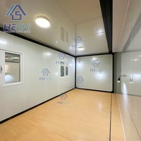 Maison préfabriquée en acier de 20 pieds ou 40 pieds, extensible, avec 1, 2, 3, 4 ou 5 chambres, maison pliable, mini-villa