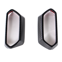 SUNMAX - Revêtement de panneau de ventilation du tableau de bord gauche/droite en fibre de carbone véritable pour l'intérieur de la voiture