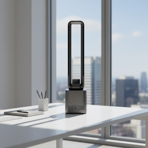 <span class=keywords><strong>Ventilateur</strong></span> tour sans pales de 33 pouces avec <span class=keywords><strong>purificateur</strong></span> <span class=keywords><strong>d</strong></span>'<span class=keywords><strong>air</strong></span> à filtre HEPA, <span class=keywords><strong>ventilateur</strong></span> oscillant électrique avec télécommande <span class=keywords><strong>et</strong></span> minuterie, 3 vitesses - Product Image 4