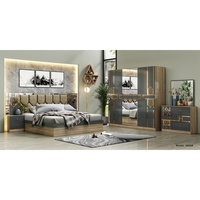 Türkisches Nahöstliches Modernes Luxus-Schlafzimmer-Set - 5-teiliges King-Size-Bettset 1800mm Multifunktional