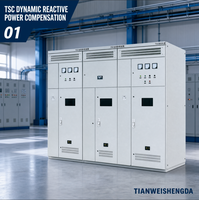 Dispositif de compensation de puissance réactive dynamique en acier de type TSC pour la distribution d'énergie industrielle