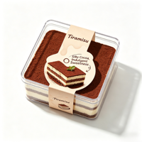 Emballages personnalisés jetables, recyclables, transparents, en plastique PP, pour biscuits, gâteaux, pain, salades, tiramisu, nouilles, sandwichs