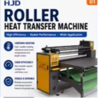 Machine de transfert thermique à rouleaux industrielle HJD pour l'impression par sublimation continue sur tissu, production textile rouleau à rouleau 30*100