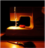 Lampe LED USB noire et blanche pour machine à coudre avec base magnétique puissante, lumière de couture, petite lampe de table, lampe de lecture de nuit pour atelier