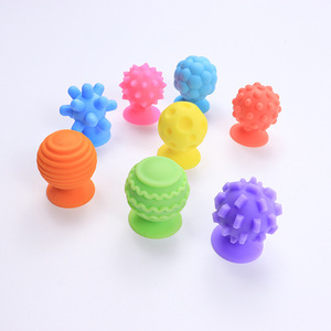 Jouet sensoriel en silicone anti-stress pour enfants, dispositif de pression des doigts à ventouse - Product Image 3