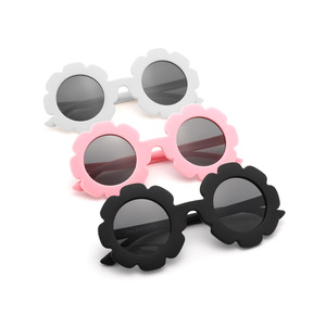 Nuevas Gafas de Sol Infantiles con Forma de Flor, Protección UV400, Montura de PC Polarizada, Lentes TAC, Unisex, Protección Solar para Niños, Hechas en Wenzhou - Product Image 4