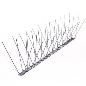 Piques <span class=keywords><strong>anti</strong></span>-oiseaux écologiques en acier inoxydable, répulsif <span class=keywords><strong>anti</strong></span>-pigeons, piques solides pour le contrôle des nuisibles - Product Image 1