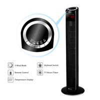Haute qualité 36 pouces été Ventilateur silencieux à la mode sans lame tour ventilateur télécommande pour ménage RV utilisation en gros